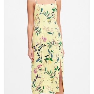 Yellow flower Banana Dress